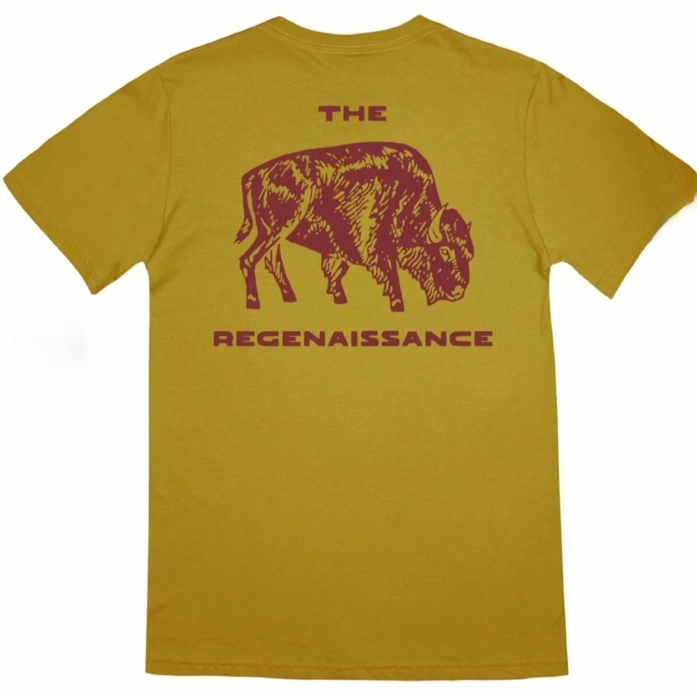 Regenaissance - Mustard Men's T-Shirt - Picture 3 of 13
